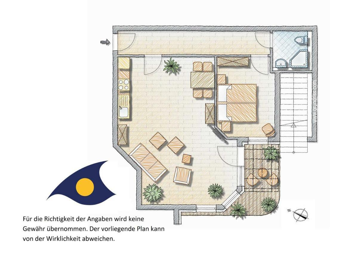 塞巴特黑灵斯多夫Duenen-Residenz A 20公寓 外观 照片